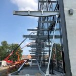 而体院馆与其扩建部分则将构成校园北侧