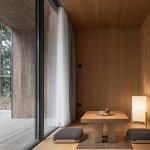 用服务空间将跨在两片山坡场地相连