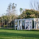 场地设置了科技互动设施