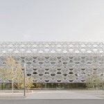 the building stand