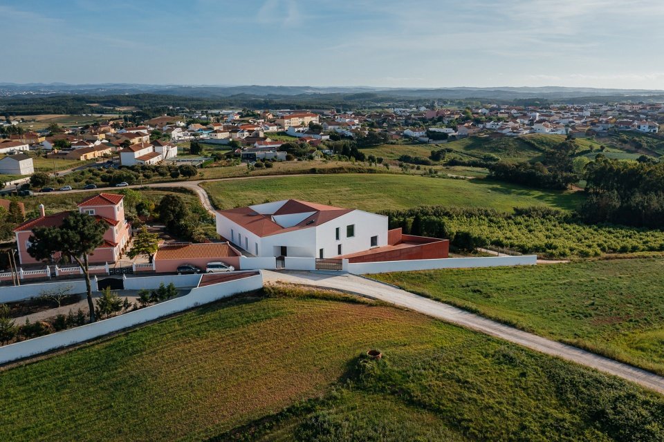 Aerial view of the