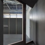 enclosed by three 