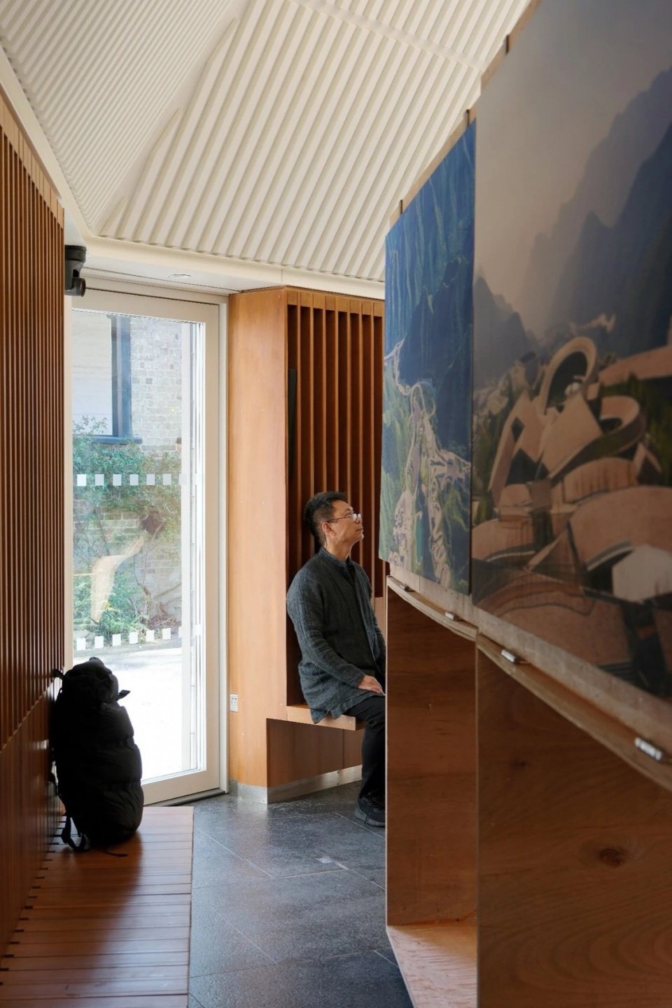 展览的20余组模型和若干展板顺应展厅