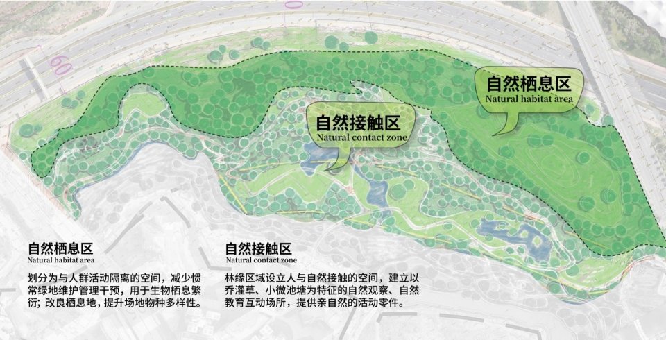 逐渐形成自然生境下的植被覆盖