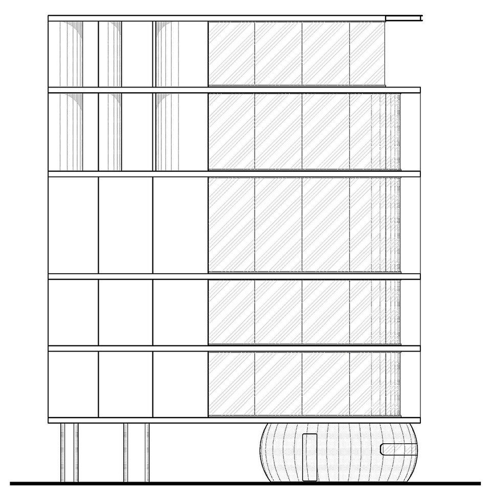 facade detail of t