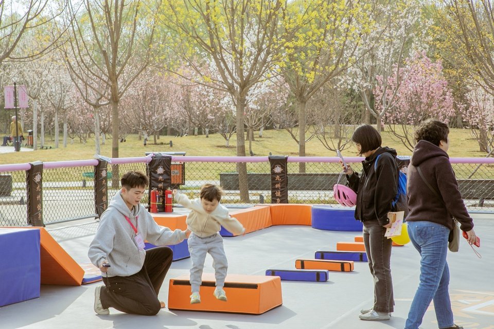 and play areas. It