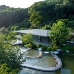 Aerial view of the