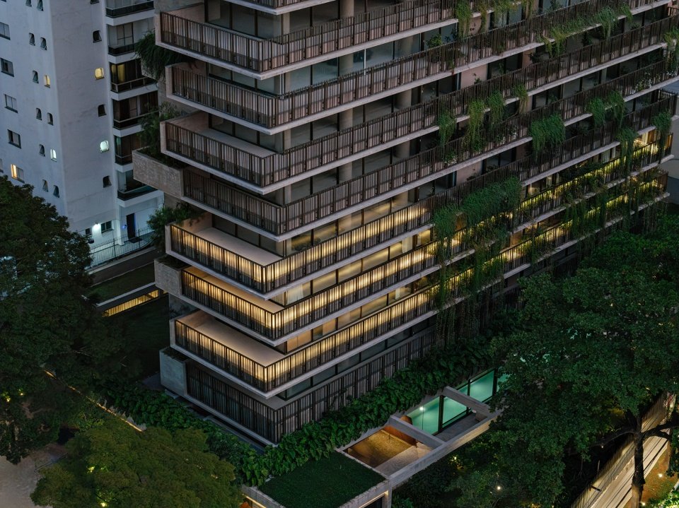 Aerial-view of the