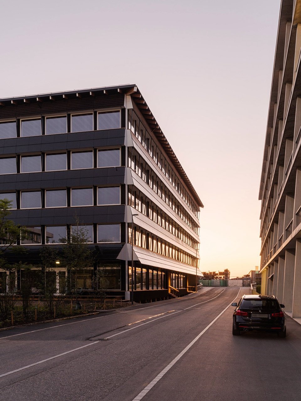the building