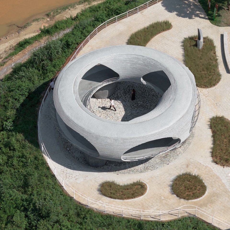 aerial view of the