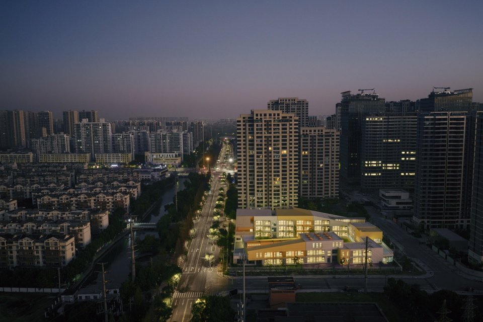 aerial view from t