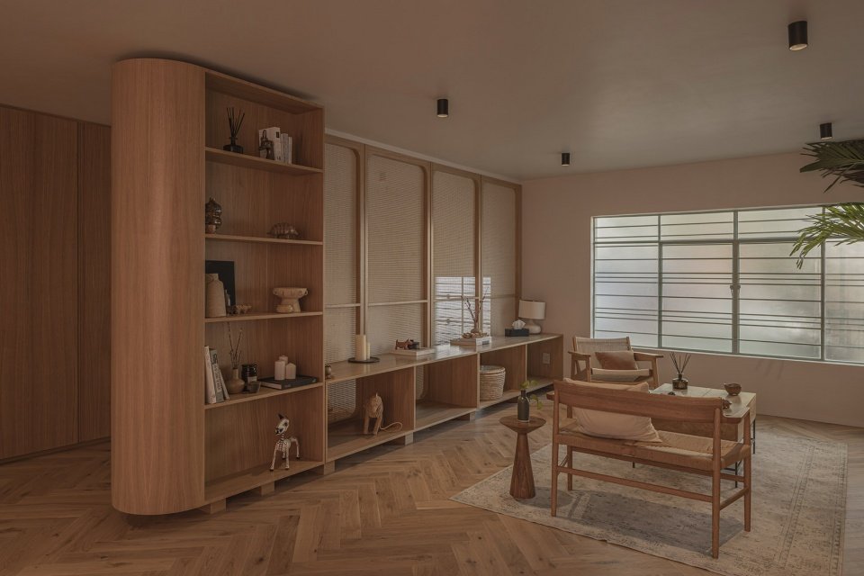 保留着坚实的结构和清晰的居住尺度