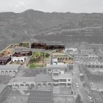 在吕梁山深处山地聚落中